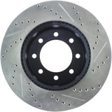 StopTech Slotted & Drilled Sport Brake Rotor - 127.67072R