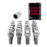 McGard 5 Lug Hex Install Kit w/Locks (Cone Seat Bolt) M12X1.25 / 17mm Hex / 25.6mm Shank L. - Chrome - 67261