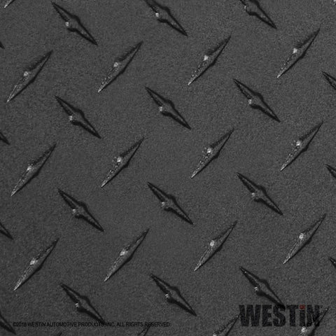 Westin/Brute Contractor TopSider 72in - Black Diamond Plate - 80-TBS200-72-BT