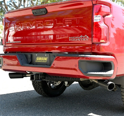 Gibson 20-21 Chevy Silverado 2500HD 6.6L 2.5in Cat-Back Dual Extreme Exhaust - Black Elite - 65714B