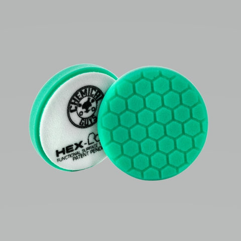 Chemical Guys Hex-Logic Self-Centered Heavy Polishing Pad - Green - 4in - BUFX_103HEX4