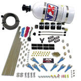 Nitrous Express 8 Cyl Shark Direct Port 4 Solenoids Nitrous Kit (200-600HP) w/10lb Bottle - 90006-10