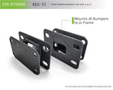 DV8 Offroad Jeep JK to Jeep JL Front Bumper Adapter Bracket - ABJL-01