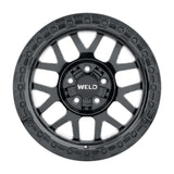 Weld Off-Road W105 17X10 Cinch 5X114.3 5X127 ET-25 BS4.50 Satin Black MIL / Gloss Black 78.1 - W10570026450