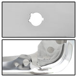 XTune 17-19 Ford F250/ F350 Rear Left Bumper Cap End w/ Sensor Hole - Chrome RB-FF25017-BEWS-L - 9048999