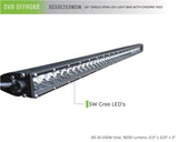 DV8 Offroad 50in Light Bar Slim 250W Spot 5W CREE LED - Black - BS50E250W5W