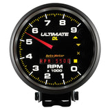 Autometer 5 inch Ultimate DL Playback Tachometer 9000 RPM - Black - 6896