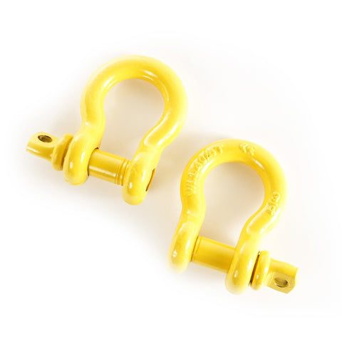 Rugged Ridge Yellow 3/4in D-Rings - 11235.15