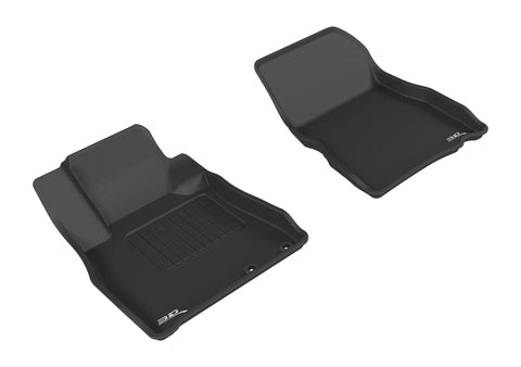 3D MAXpider 2014-2019 Nissan Versa Note Kagu 1st Row Floormat - Black - L1NS08711509