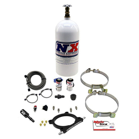 Nitrous Express 11-17 Ford Mustang GT Coyote 5.0L Mainline EFI Nitrous Plate Kit w/10lb Bottle - ML3050