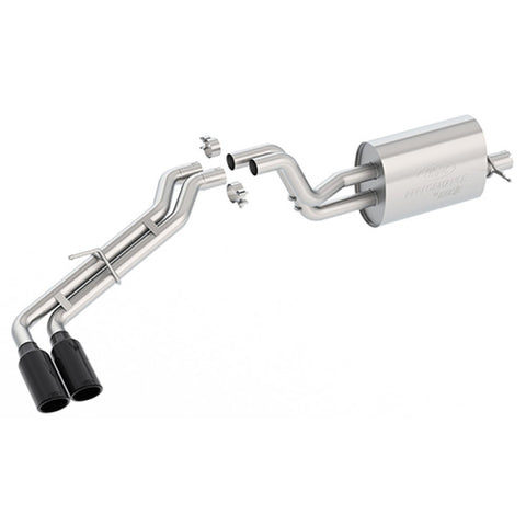 Ford Racing 2019 Ranger 2.3L Ecoboost Side Exit Cat-Back Exhaust System w/ Dual Black Chrome Tips - M-5200-RA23SB