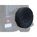 Rampage 2018-2019 Jeep Wrangler(JL) Sport 2-Door Tire Cover w/Cam Slot 33in -35in - Black - 773565