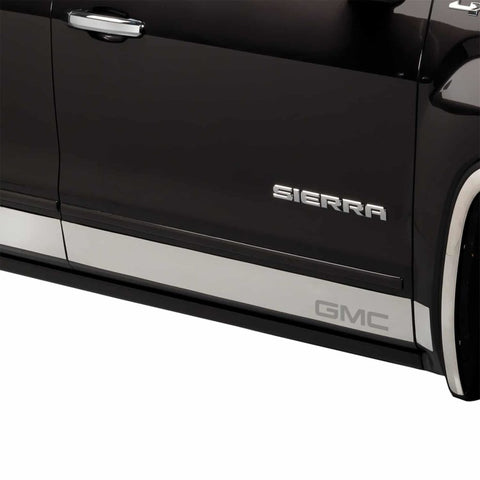 Putco 07-13 GMC Sierra Extended Cab 8ft Long Box - 6in Wide - 12pcs - SS Rocker Panels - 9751210GM