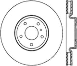 StopTech Power Slot 03-07 350z/ 03-04 G35 w/ Brembo SportStop CRYO Slotted Front Right Rotor - 126.42076CSR