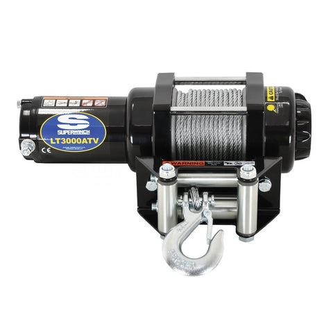 Superwinch 3000 LBS 12V DC 3/16in x 50ft Steel Rope LT3000 Winch - 1130220