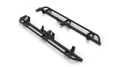 N-Fab Trail Slider Steps 2022 Nissan Frontier CC (All Beds) Gas SRW - Cab Length - Textured Black - TSN22CC-TX