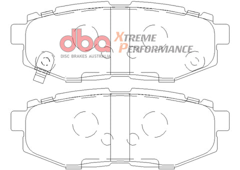 DBA 11+ Subaru Legacy GT XP650 Rear Brake Pads - DB1789XP