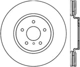 StopTech Power Slot 09 Nissan 370z / 08-09 Infiniti G37 Slotted Front Right CRYO Rotor - 126.42100CSR