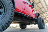 DV8 Offroad 07-18 Jeep Wrangler JK (4 Door Only) OE Plus Side Steps - SRJK-08