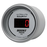 Autometer Ultra-Lite 2-1/16in 5-60 PSI Digital Boost Pressure Gauge - Silver - 6570