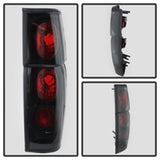 Spyder Nissan Hardbody 86-97 Euro Style Tail Lights Black Smoke ALT-YD-NH86-BSM - 5078216