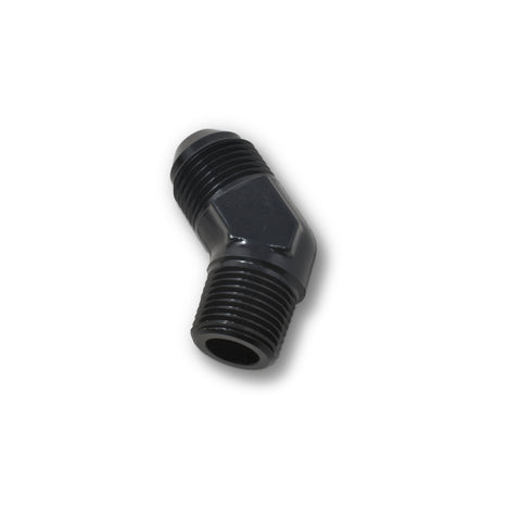 Russell Performance -6 AN to 1/8in NPT 45 Degree Flare to Pipe Adapter - 660103