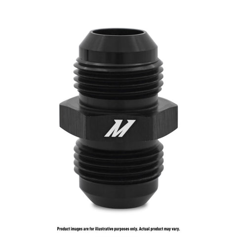 Mishimoto Aluminum -4AN Union Fitting - Black - MMFT-UN-04