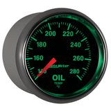 Autometer GS Series 2-1/16in Oil Temperature Gauge 140-280 Degrees Electric Full Sweep - 3856