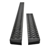 Westin Ford Transit Van 150/250/350 (46in Driver & 97in. Pass) Grate Steps Running Boards - Tex. Blk - 27-81005