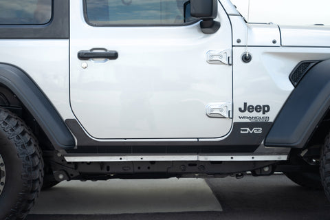 DV8 Offroad 18-23 Jeep Wrangler JL Rock Skins (2 Door Only) - SRJL-29