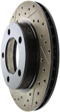 StopTech Slotted & Drilled Sport Brake Rotor - 127.63006R