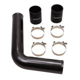 Wehrli 03-07 Dodge 5.9L Cummins Driver Side 3in Replacement Intercooler Pipe - Gloss Black - WCF100359-GB