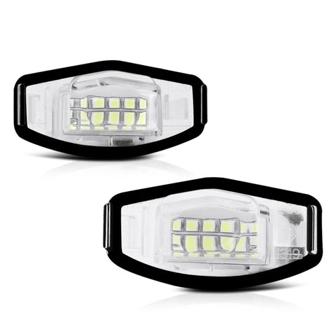 Xtune 01-15 Honda Civic LED License Plate Bulb Assembly White 5500K LAC-LP-HA03 - Pair - 9044991