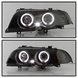 Spyder 99-01 BMW E46 3 Series 4DR Projector Headlights 1PC LED Halo (PRO-YD-BMWE46-4D-HL-AM-BSM) - 5084804