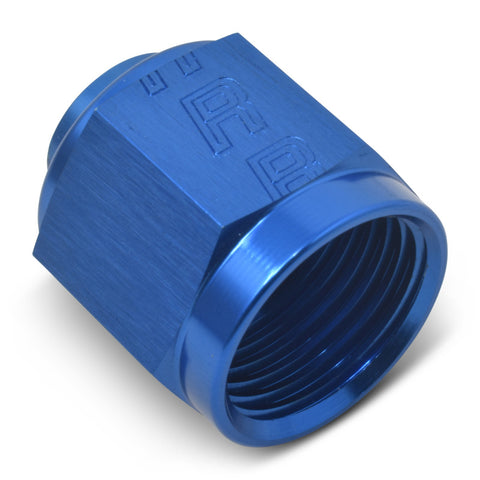 Russell Performance -4 AN Flare Cap (Blue) - 661950