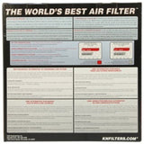 K&N 03 Audi A3 L4-1.6L Drop In Air Filter - E-2014