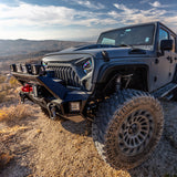 Go Rhino 07-20 Jeep Wrangler JL/JLU/JK/JKU/Gladiator JT Trailline Front Stubby Bumper - 230111T