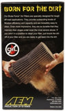 AEM 3.5 inch x 9 inch DryFlow Conical Air Filter - 21-2049BF