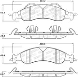 StopTech Street Brake Pads - 308.12780