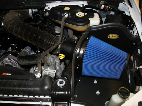 Airaid 05-07 Ford F-250/350 6.8L V-10 CAD Intake System w/o Tube (Dry / Blue Media) - 403-203