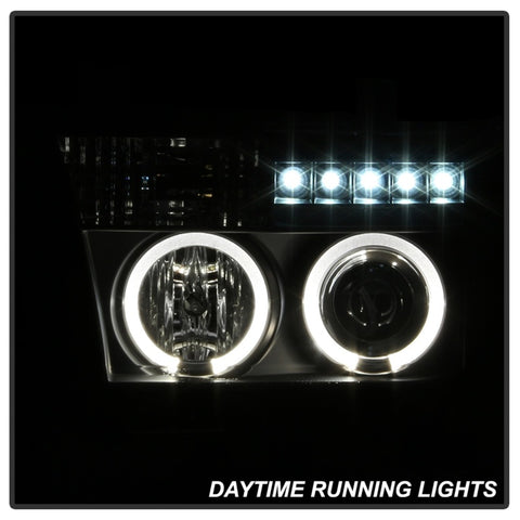 Spyder Toyota Tundra 07-133 Projector Headlights LED Halo LED Blk PRO-YD-TTU07-HL-BK - 5012029