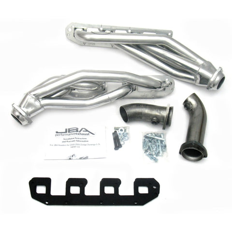 JBA 04-08 Dodge Durango 5.7L HEMI 1-5/8in Primary Silver Ctd Cat4Ward Header - 1962SJS