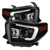 Spyder Toyota Tundra 2014-2016 Projector Headlights Light Bar DRL Black PRO-YD-TTU14-DRL-BK - 5080158