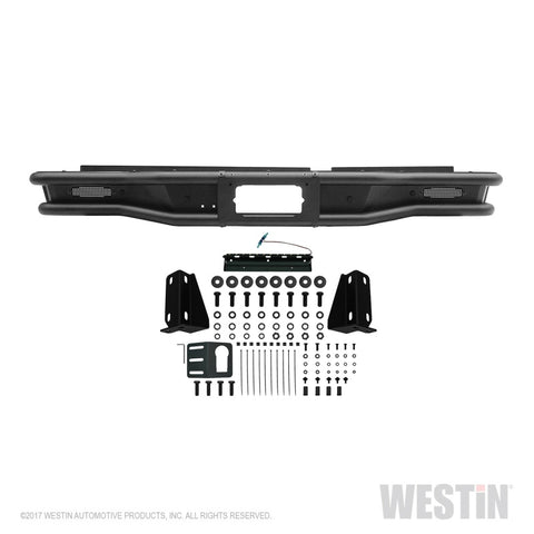 Westin 2013-2018 Ram 1500 Outlaw Rear Bumper - Textured Black - 58-81025