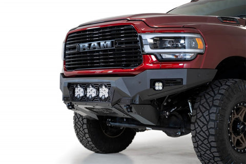 Addictive Desert Designs 19-21 Ram 2500/3500 Bomber HD Front Bumper (Baja Designs LP6 Mounts) - F560014100103