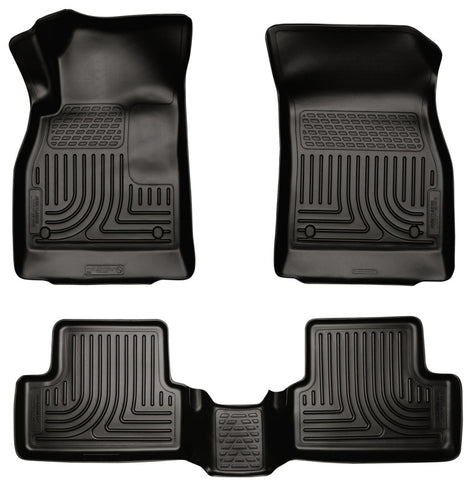 Husky Liners 11-12 Chevrolet Cruze WeatherBeater Combo Black Floor Liners - 98161