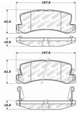 StopTech Street Select Brake Pads - Front - 305.03250