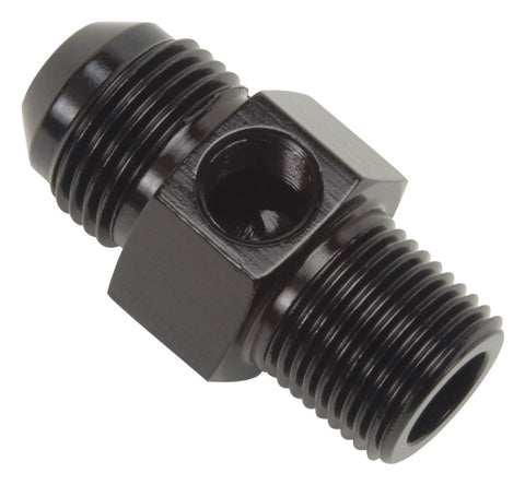 Russell Performance -6 AN Flare to 3/8in Pipe Pressure Adapter (Black) - 670063