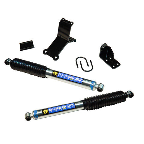 Superlift 14-18 Ram 2500 High Clearance Dual Steering Stabilizer Kit w/ SR SS by Bilstein Cylinders - 92713