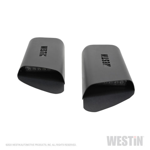 Westin 18-20 Jeep Wrangler JL 2dr LED Hood Scoops - Textured Black - 62-41115